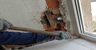Демонтаж оконных откосов по выгодной цене от 512 руб. в Дагестанских Огнях - Сварной-Дгс
